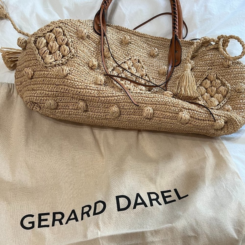 Gerard Darel Raffia Handbag